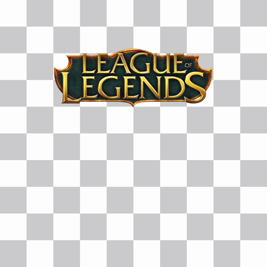 Logo tipo del juego League of Legends ..