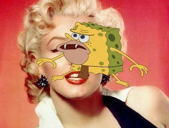 bob esponja cavernicola poner fotos divertidos memes online