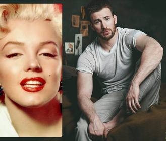 pon foto chris evans sentado