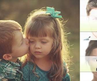Imagenes Niños Besandose | marco para dos fotos con una pareja de ni 241 os besandose Imagenes Niños Besandose | marco para dos fotos con una pareja de ni 241 os besandose