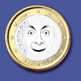 Fotomontaje donde podrás poner tu cara en una moneda de un euro