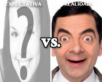 montaje realidad vs expectativa puedes editar fotos