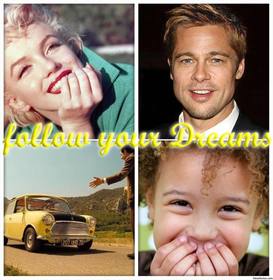 foto collage frase follow ur dreams subir 4 fotos