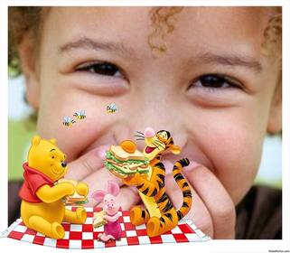 fotomontaje winnie the pooh tigger puerquito fotos