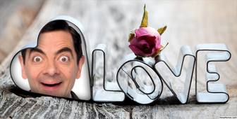 foto un corazon palabra love