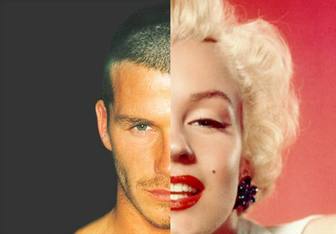 fotomontaje posar beckham