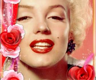 marco fotos amor borde rosas palabra love grande fotos