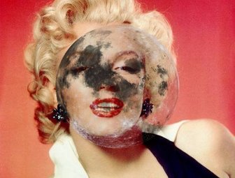 fotomontaje  poner sticker la luna llena fotos
