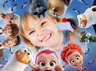 rodea foto personajes pelicula infantil ciguenas