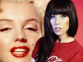 fotomontaje cantante carly rae jepsen conocida single *call maybe*