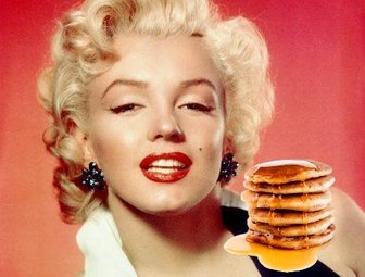 pegatina tortitas jarabe arce