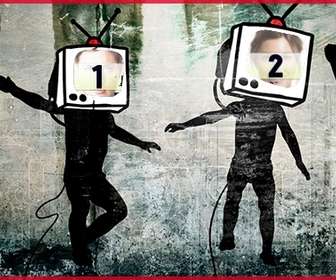 crea un collage portada facebook 3 fotos un mural banksy conocido artista urbano anade fotos tv