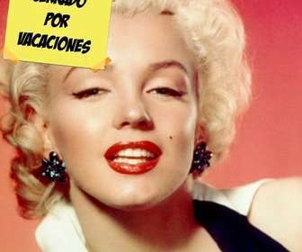 Postit para poner en tu foto de perfil de Cerrado por Vacaciones.