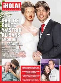 fotomontaje puedes aparecer portada revista *hola* pareja vestidos boda vestido blanco novia traje novio