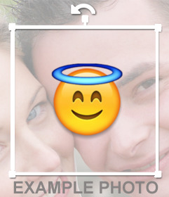 Emoticon del angel de Whatsapp para pegar en tus imágenes 