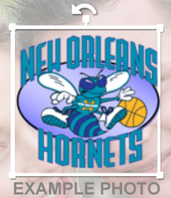 Pegatina con el logo de los New Orleans Hornets