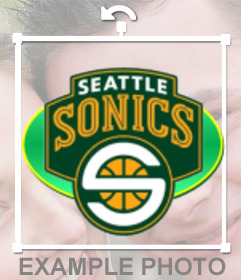 Pegatina con el logo de los Seattle SuperSonics