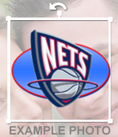Pegatina con el escudo de los Brooklyn Nets