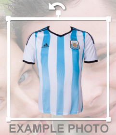 Camiseta de la selección de Argentina para tus fotos
