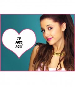 Fotomontaje con Ariana Grande 