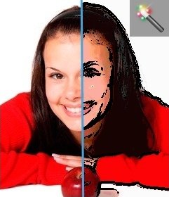 Filtro para imágenes cartoonize