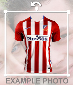 Pega la camisa del Atlético de Madrid en tus fotos como un sticker 