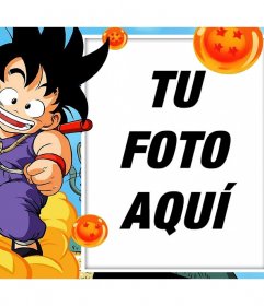 Fotomontajes y marcos con Son Goku - Fotoefectos