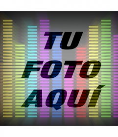 pandilla Empleado puñetazo Filtro online de ecualizador de música de colores para tu foto - Fotoefectos