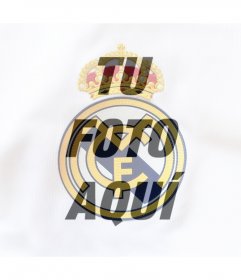 Fotoefecto del escudo del Real Madrid para tu foto 
