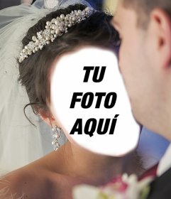 Fotomontaje de rostro para convertirte en la protagonista de la boda