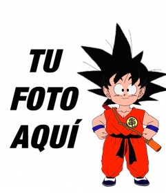 Fotomontaje para poner a Son Goku en tu foto