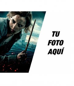 Fotomontaje con Hermione de Harry Potter 