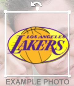 Pegatina con el logo de Los Angeles Lakers