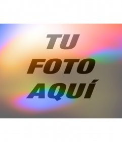 Filtro de estilo lomografia con destellos de luces y colores