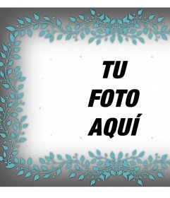 Inquieto patrimonio Disminución Marco para fotos con ornamento para decorar y gratis - Fotoefectos