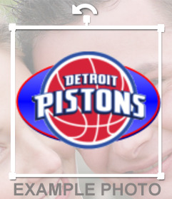 Sticker con el escudo de los Detroit Pistons