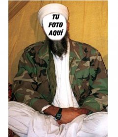 Ahora puedes ser Osama Bin Laden con este montaje para añadir tu rostro 