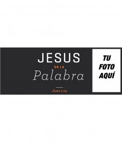 Foto de portada para Facebook religiosa con tu propia foto - Fotoefectos