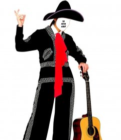 Vístete de mariachi con este montaje online para editar gratis - Fotoefectos