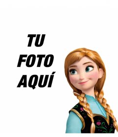 seriamente Salón Inseguro La princesa Anna de Frozen en tus fotos con este montaje gratis -  Fotoefectos