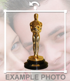 Sticker de la estatuilla de los Premios Oscar para tus fotos 