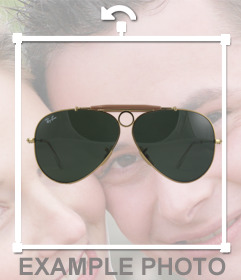 Gafas retro de aviador para ponértelas en tus fotos 