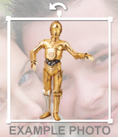 Personaje C-3PO de la Guerra de las Galaxias para añadir a tus fotos -  Fotoefectos