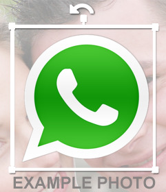  Sticker  del logo  de WhatsApp  para poner en tus fotos 