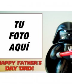 Felicita el día del padre con esta graciosa tarjeta de Star Wars -  Fotoefectos