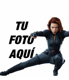 Hacer un fotomontaje con la Viuda Negra 
