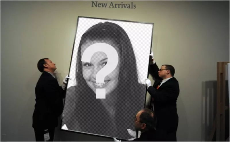 Ha llegado un nuevo cuadro al museo, quien es el protagonista?? Divertido efecto para..