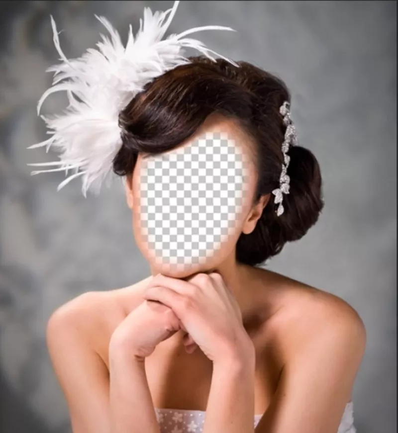 seguro ensillar exprimir Disfrázate de novia con vestido blanco con este fotomontaje - Fotoefectos