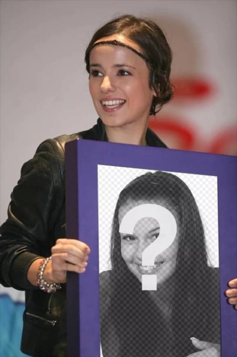 Fotomontaje junto a la cantante francesa Alizée ..