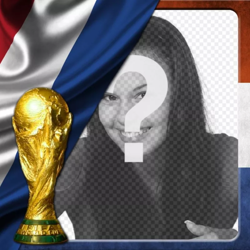 Marco con la bandera de Holanda para poner tu foto de fondo. ..